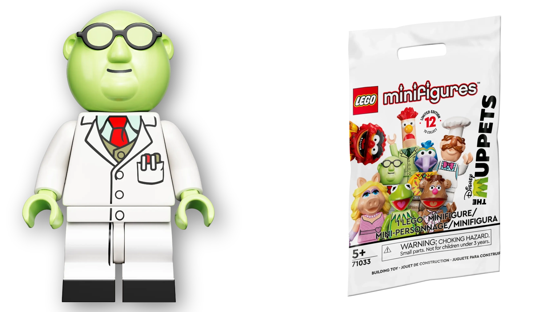 Minifigurky LEGO® 71033 Mupeti – Dr. Bunsen Honeydew