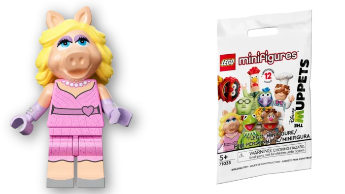 Minifigurky LEGO® 71033 Mupeti – Slečna Piggy