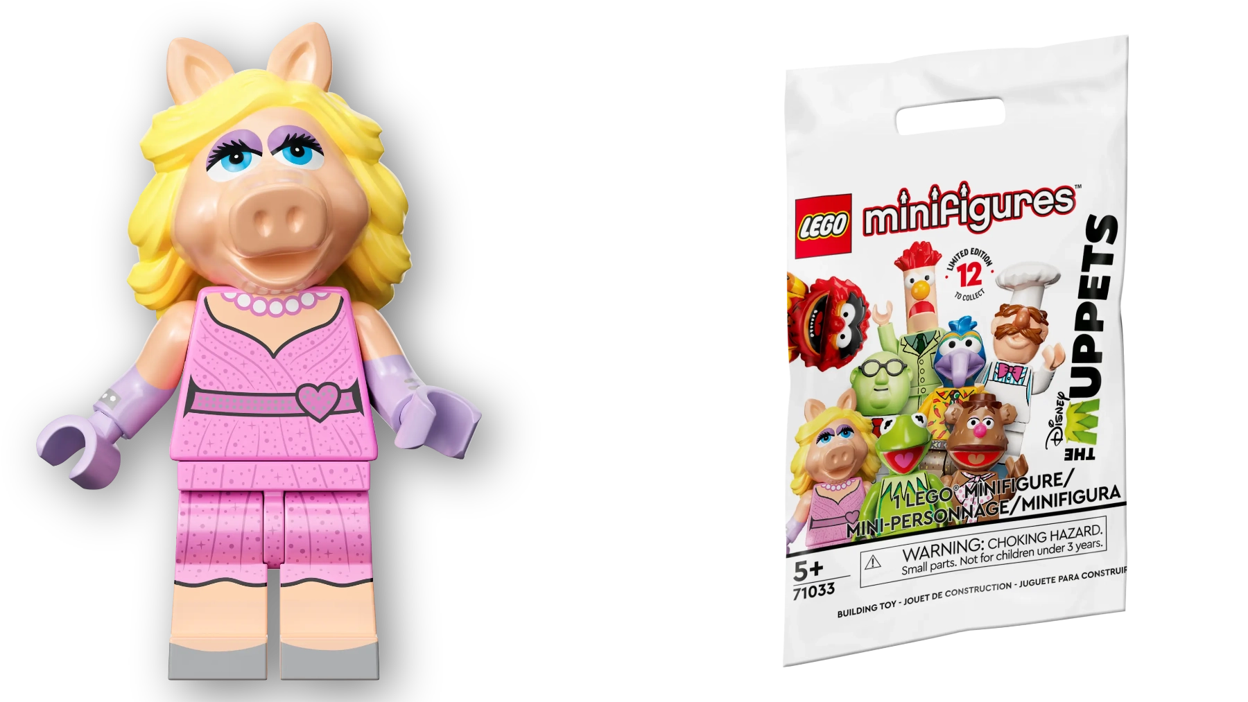 Minifigurky LEGO® 71033 Mupeti – Slečna Piggy