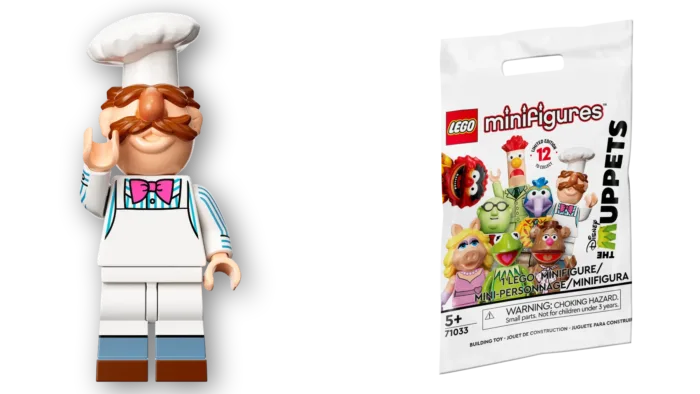 Minifigurky LEGO® 71033 Mupeti – Švédský šéfkuchař