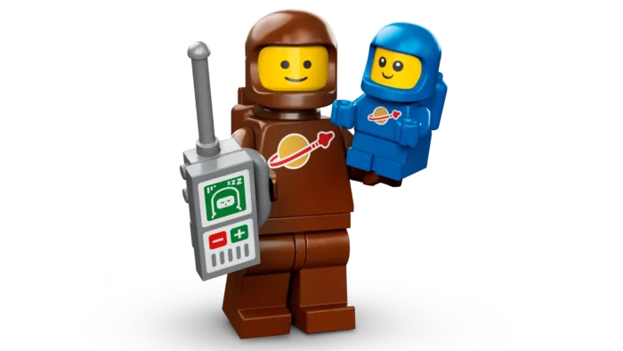 Minifigurky LEGO® 71037 24. série – Hnědý astronaut a kosmodítě