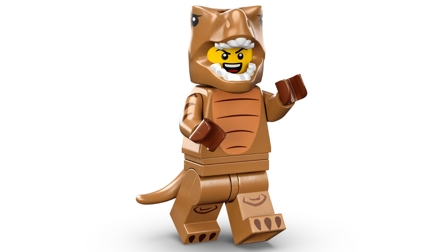 Minifigurky LEGO® 71037 24. série – Fanoušek v kostýmu T-Rexe