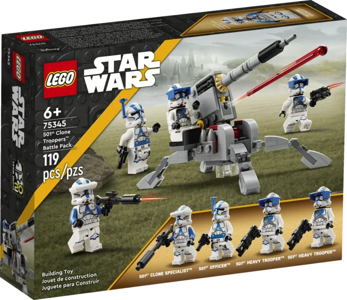 LEGO® Star Wars™ 75345 Bitevní balíček klonovaných vojáků z 501. legie