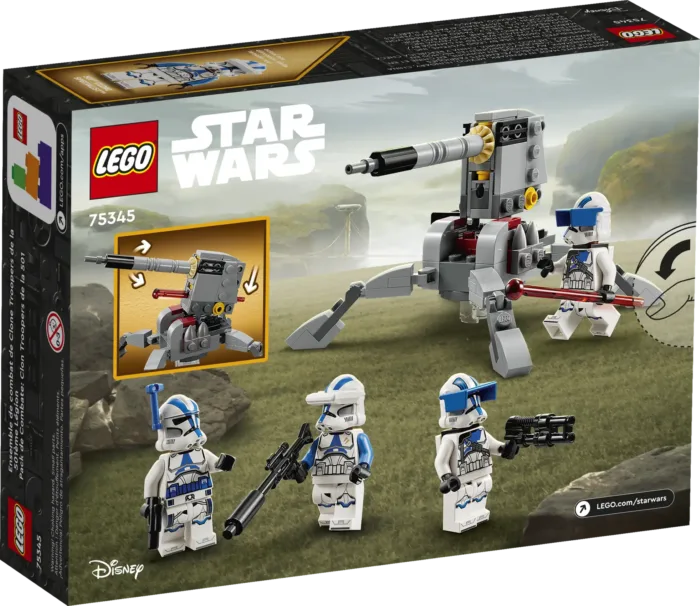 LEGO® Star Wars™ 75345 Bitevní balíček klonovaných vojáků z 501. legie