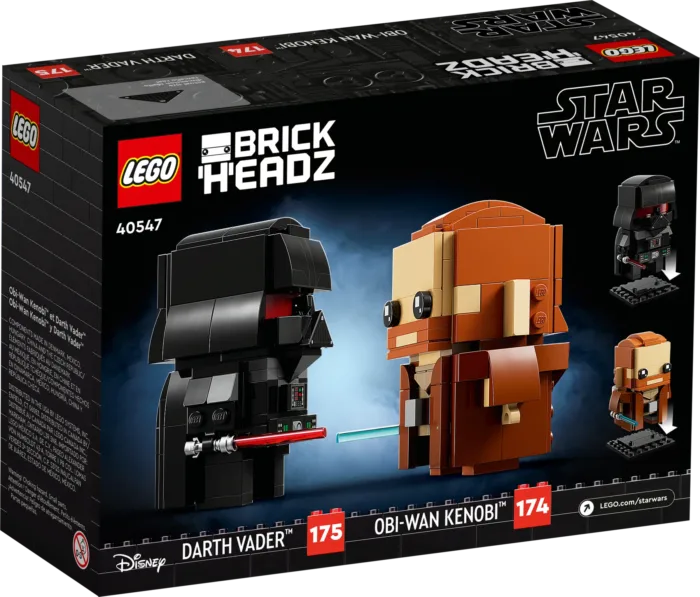 LEGO® BrickHeadz 40547 Obi-Wan Kenobi a Darth Vader