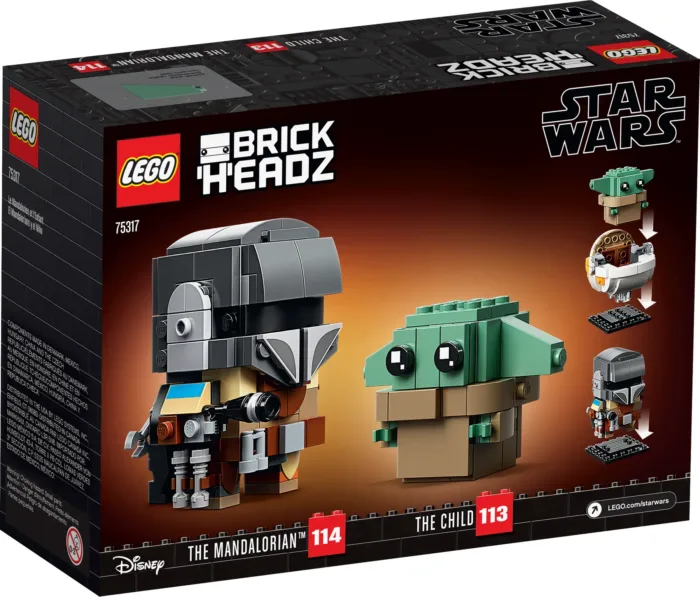 LEGO® BrickHeadz 75317 Mandalorian a dítě