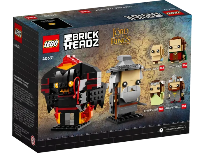 LEGO® BrickHeadz 40631 Gandalf Šedý a Balrog™