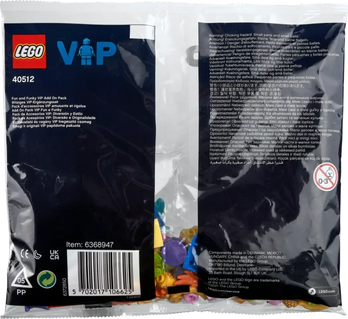 LEGO® 40512 VIP doplňky – Legrace a styl