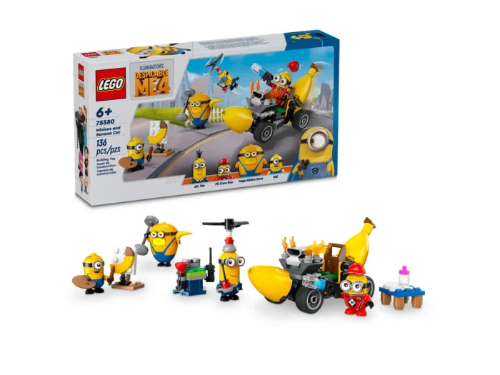 LEGO® Mimoni Já padouch 4 75580 Mimoni a banánové auto