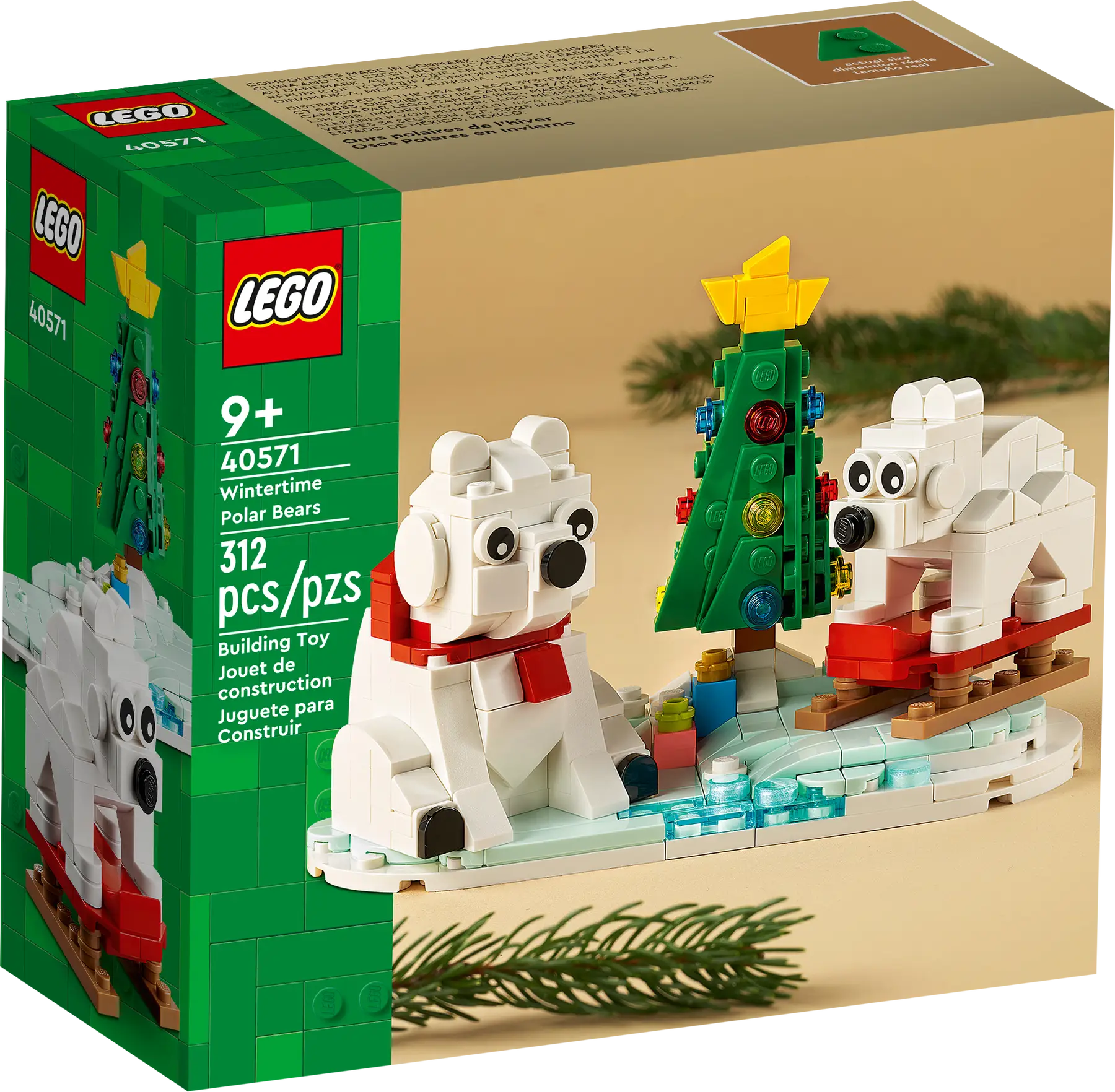 LEGO® 40571 Lední medvědi o Vánocích